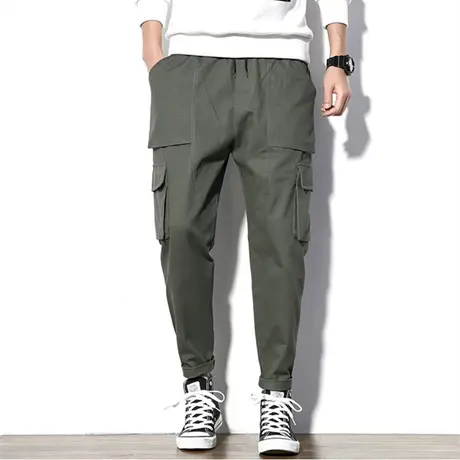 cargo工装裤男直筒宽松秋季裤子韩版潮流百搭潮牌休闲大码九分裤商品大图