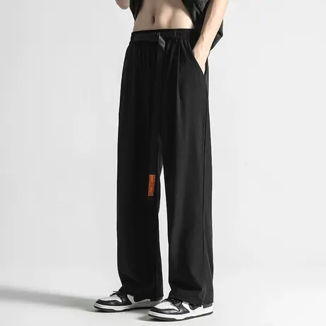 Nuthink美式街头纯色休闲长裤直筒裤裤子潮流潮牌男春季国潮男裤图片