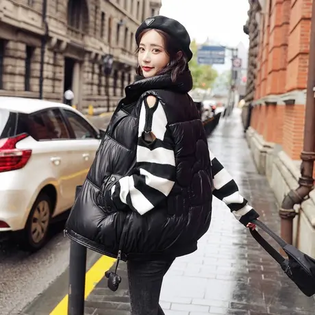 时尚百搭棉服马甲2022年秋冬季新款女士气质显瘦拉链无袖坎肩外套商品大图