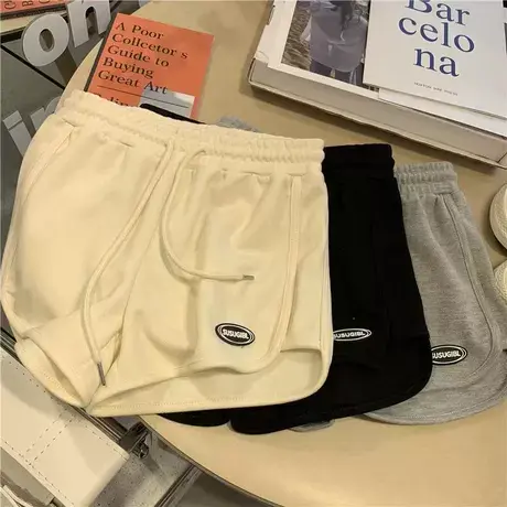 短裤女生夏季宽松显瘦热裤韩版女同款休闲运动裤阔腿裤裤子女士图片