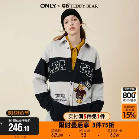 【买5免1】ONLY新款GB TEDDY BEAR泰迪熊联名卫衣女|12319R005商品大图