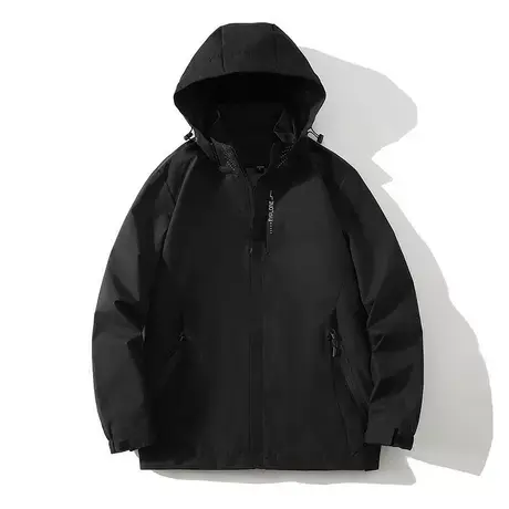 冲锋衣外套男春秋男款美式潮牌防风防水风衣男装男士红色运动夹克商品大图