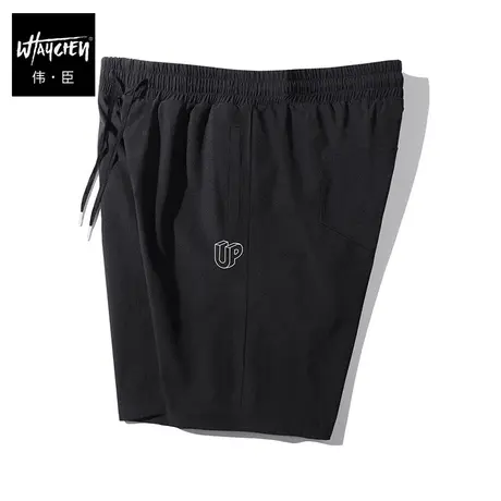伟臣潮牌大码男装夏季冰丝短裤男胖子加肥加大宽松轻薄肥佬空调裤商品大图