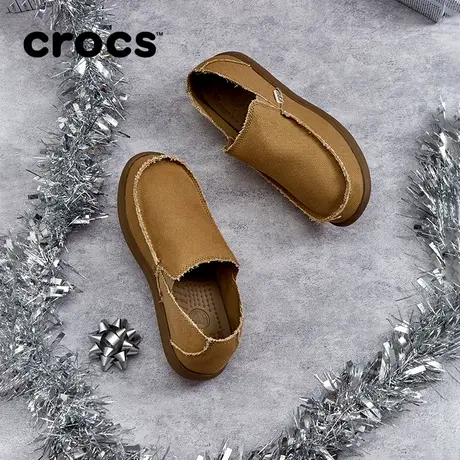 Crocs卡骆驰户外休闲鞋一脚蹬圣克鲁兹帆布鞋单鞋男鞋|10128商品大图