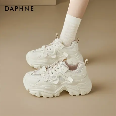 达芙妮厚底老爹鞋女2025新款夏季外穿不累脚运动鞋软底透气休闲鞋商品大图