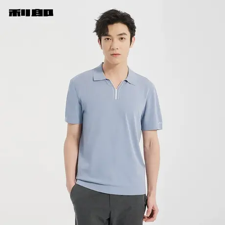 【商场同款】利郎短袖针织Polo衫男2025夏商务T恤25XTX5422S/1S图片