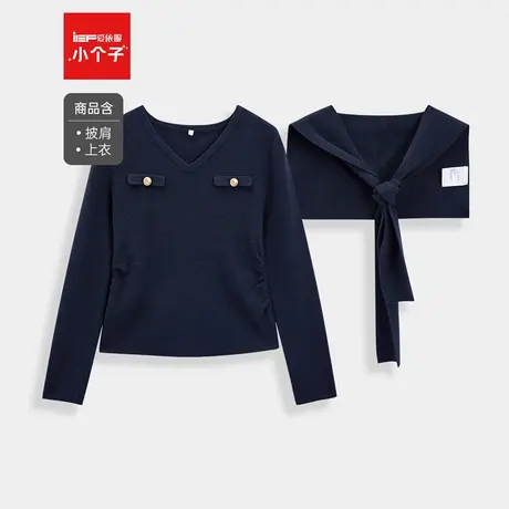 IEF/爱依服【小个子专属】2025秋季新款韩版文艺休闲风毛织上衣商品大图
