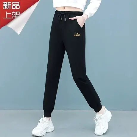 恋上17号裤子女春秋2023秋季新款休闲女裤运动长裤宽松哈伦裤卫裤图片