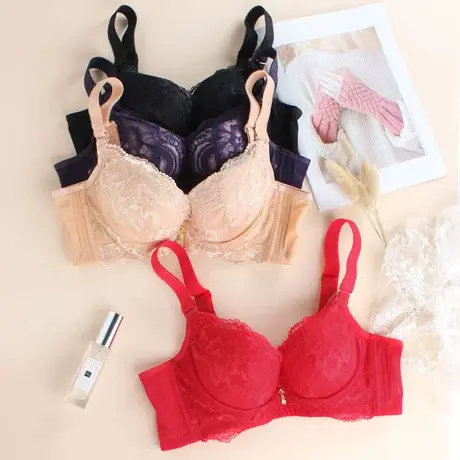 雪妮芳文胸调整型聚拢上薄下厚A杯小胸罩性感上托女士内衣X61660图片