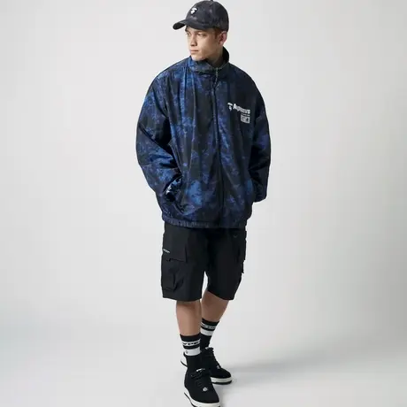 Aape旗舰店男装猿颜徽章字母印花工装口袋休闲短裤6889XXJ商品大图