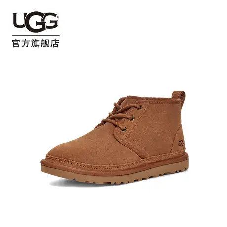 UGG2023秋季女士经典休闲舒适纯色系带平底圆头时尚短筒靴1094269图片