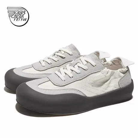 feiyue/飞跃德训鞋女鞋2025春季新款复古一脚蹬休闲鞋百搭板鞋286图片