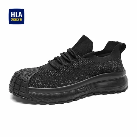 HLA/海澜之家男鞋新款秋夏潮流透气运动鞋轻质休闲跑步鞋增高耐磨商品大图