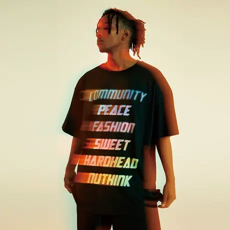 Nuthink美式街头重磅嘻哈短袖美潮宽松潮流字母t恤男潮牌夏季半袖商品大图