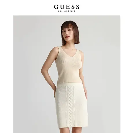 【秀智明星同款】GUESS女士针织背心-YM3S1671商品大图