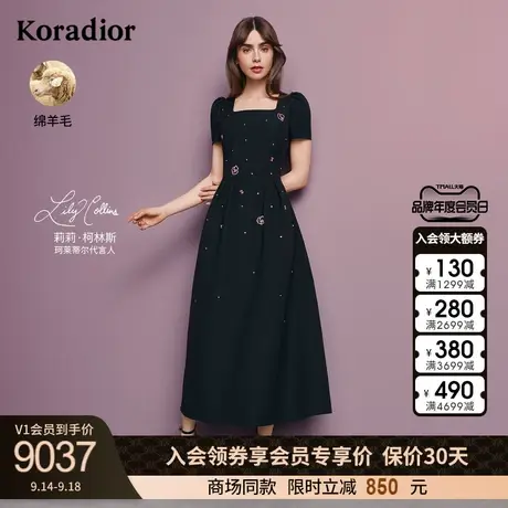 经典赫本小黑裙黑色礼服连衣裙女气质裙图片