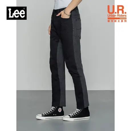 Lee商场同款22春夏新品766立体剪裁黑色男牛仔裤LMB1007663YS-521图片