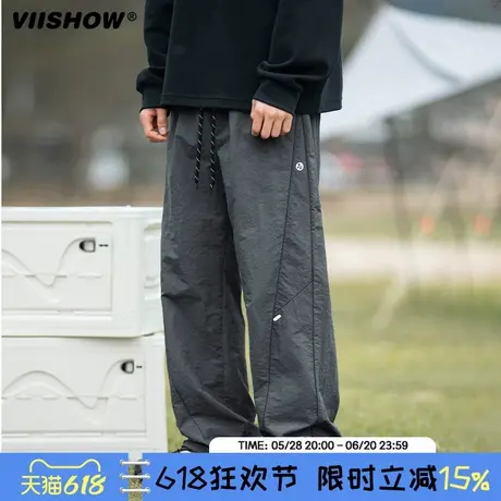 VIISHOW工装裤男2025年春季新款潮牌休闲裤子美式机能伞兵休闲裤商品大图