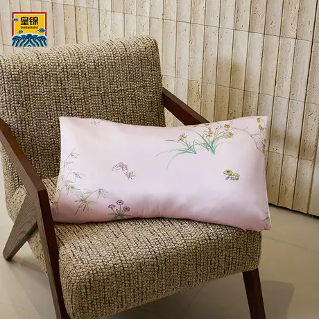 爱慕皇锦真丝印花银锭形PE软管枕头-玉堂富贵HJ11882商品大图