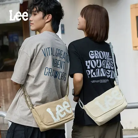 Lee斜挎包2026新款潮流背包休闲通勤出差旅行包户外旅游邮差包图片