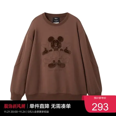 太平鸟迪士尼雪天使米奇联名年冬季圆领卫衣A6DCC4E01奥莱图片