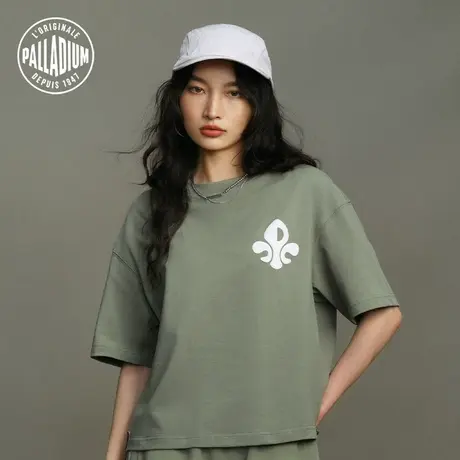 PALLADIUM帕拉丁上衣短款棉质时尚潮流鸢尾花短袖T恤198223图片