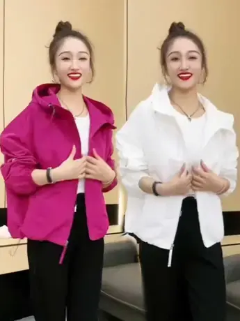 外套女春秋短款2023年新款韩版宽松减龄休闲棒球服夹克小个子风衣图片