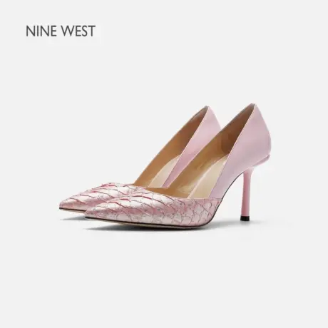 【商场同款】Nine West/玖熙尖头高跟鞋女配裙子2025夏季新款单鞋图片