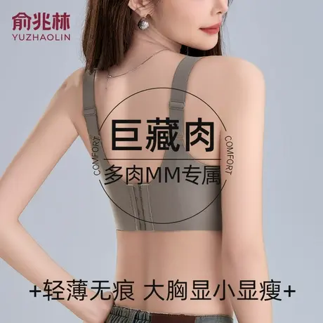 内衣女大胸显小显瘦全罩杯提拉上托防下垂收副乳无痕大码美背文胸商品大图