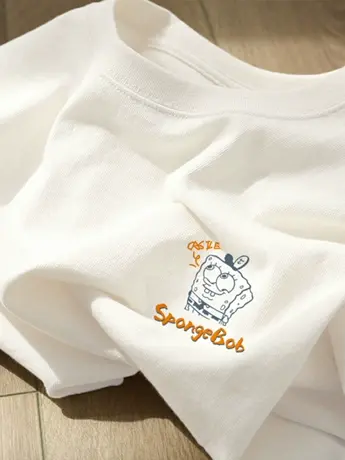 白色仿棉长袖t恤女2023新款秋冬季加绒内搭打底衫欧货洋气上衣潮图片