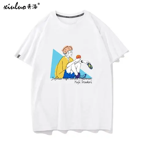 秀洛圆领短袖咒术回战衣服痛衣夏季新款动画动漫画周边T恤短袖商品大图