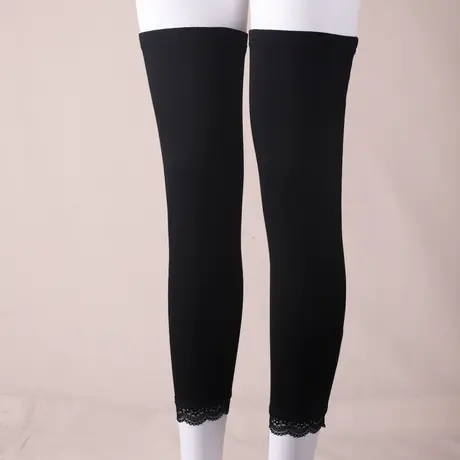 莫代尔护膝护腿薄款长护腿套松紧弹力袜春季秋膝盖保护防风图片