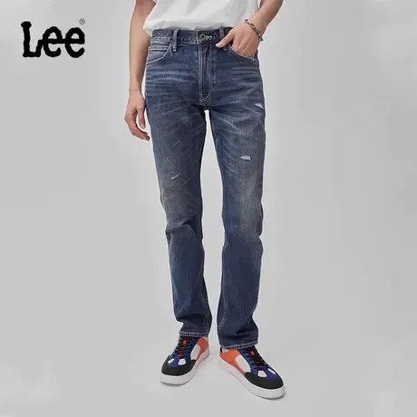 Lee商场同款24早春新品726标准直脚中蓝色男牛仔裤潮LMB2417263SP图片