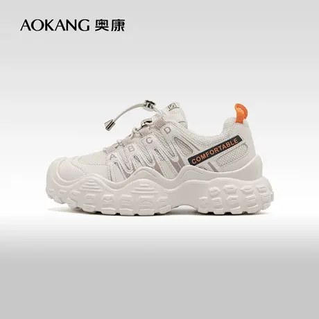 奥康女鞋 春秋季新款丑萌户外徒步登山鞋透气百搭运动休闲鞋商品大图