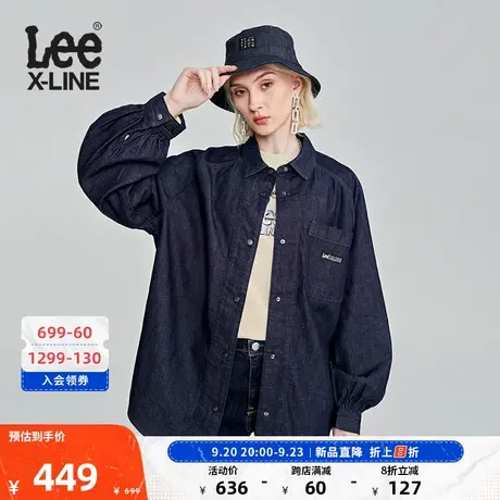 LeeXLINE23秋冬新品舒适清水洗女长袖衬衫外套LWT0073146DE-898图片