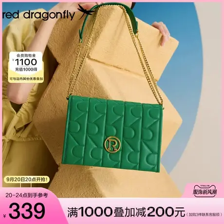 红蜻蜓小香风斜挎包2022春季新款百搭链条包女高级感单肩包包女图片