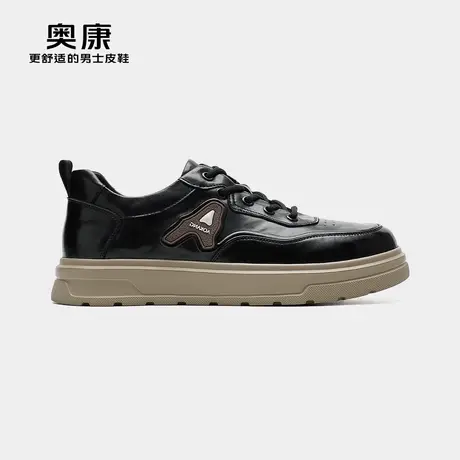 【门店发货】Aokang奥康秋季新款时尚休闲鞋板鞋撞色男鞋商品大图
