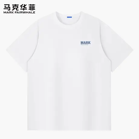 【重磅纯棉】马克华菲美式短袖T恤男夏季2025新款体恤衫男款上衣图片