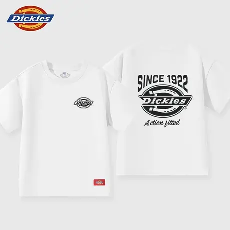 Dickies童装男童短袖t恤儿童美式休闲纯棉体恤男孩夏季运动半袖A商品大图