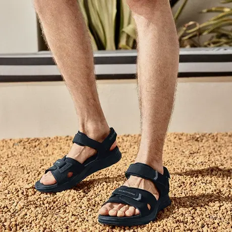 Skechers斯凯奇男女鞋春夏季新款运动凉鞋魔术贴休闲沙滩鞋229097商品大图