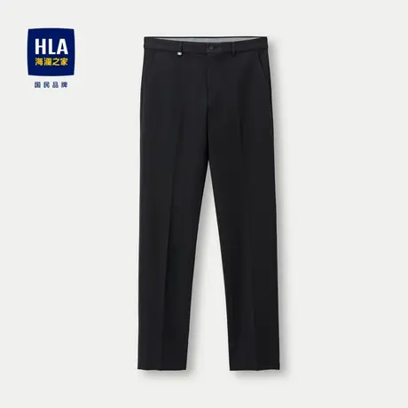 HLA/海澜之家舒适弹力休闲裤2023秋季新款柔软亲肤中腰裤子男图片