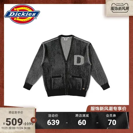 Dickies 春夏工装 休闲毛衣开衫 男女情侣同款商品大图