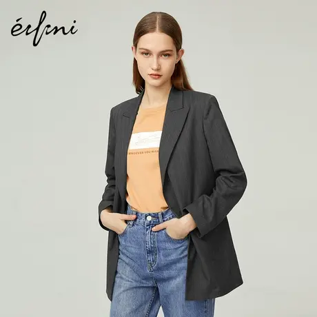 【商场同款】伊芙丽春新款气质韩版西装女休闲外套1B2310283商品大图