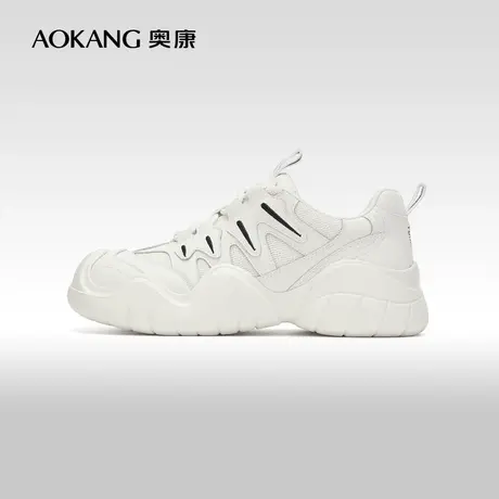 【门店发货】奥康女鞋 2024春季新款丑萌大头鞋运动休闲防撞鞋图片