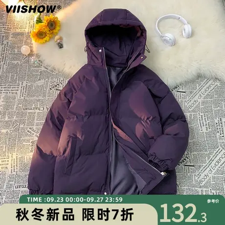 VIISHOW冬季韩版炸街加厚棉袄ins潮牌2023新款棉衣男冬季棉服外套图片