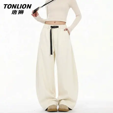 唐狮官方弯刀工装裤女款2026新款春秋款女士户外运动登山运动裤VB图片