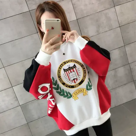 卫衣2024年新款女装韩版春秋季春款春装宽松女士薄款上衣外套爆款商品大图