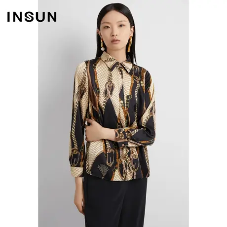 INSUN恩裳线上专选秋季复古白领范衬衫商品大图