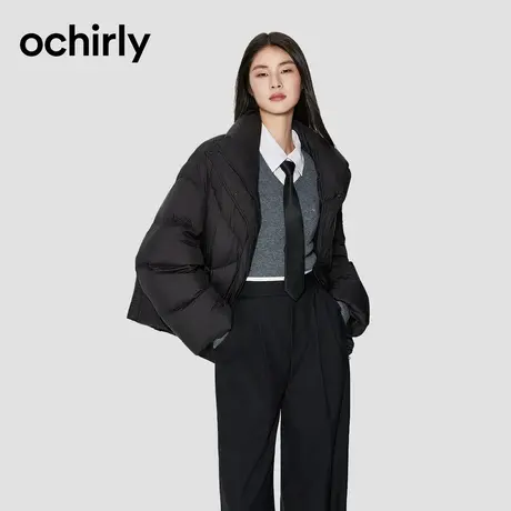 【品牌甄选】澳洲进口白鸭绒 欧时力超轻云朵触感 茧形外套23秋冬图片