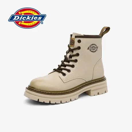 Dickies马丁靴女2024年冬季新款厚底增高显瘦小香风短靴户外靴子图片